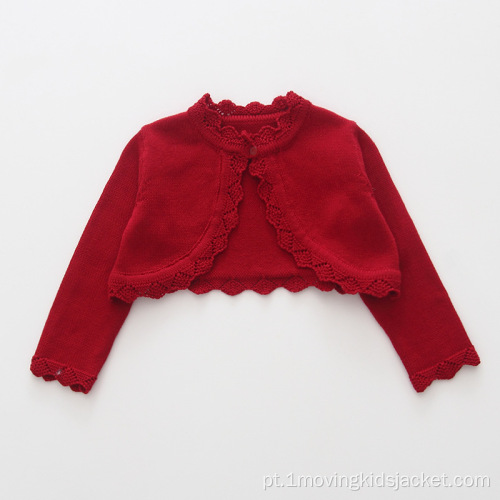 Moletom Big Kids em malha Cardigan Xale